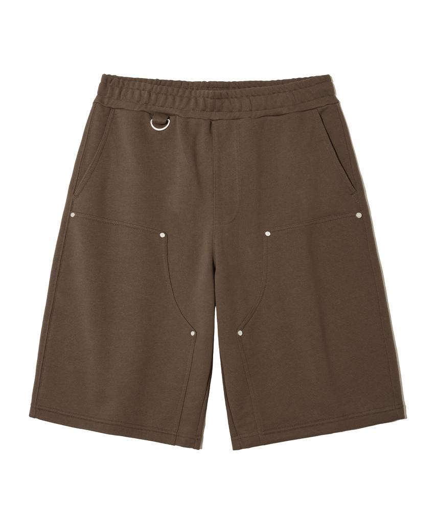 FILLUMINATE Keyring Loop Sweat Shorts - Brown