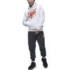 Jordan Printed Hoodie With Drawstring Long Sleeves Men Tops Grey FD2391-051