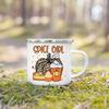 Take Me To The Pumpkin Patch Printed Enamel Mugs Coffee Cups Thanksgiving Party Juice Mug Cocoa  Handle Cup Fall  Holiday Gifts