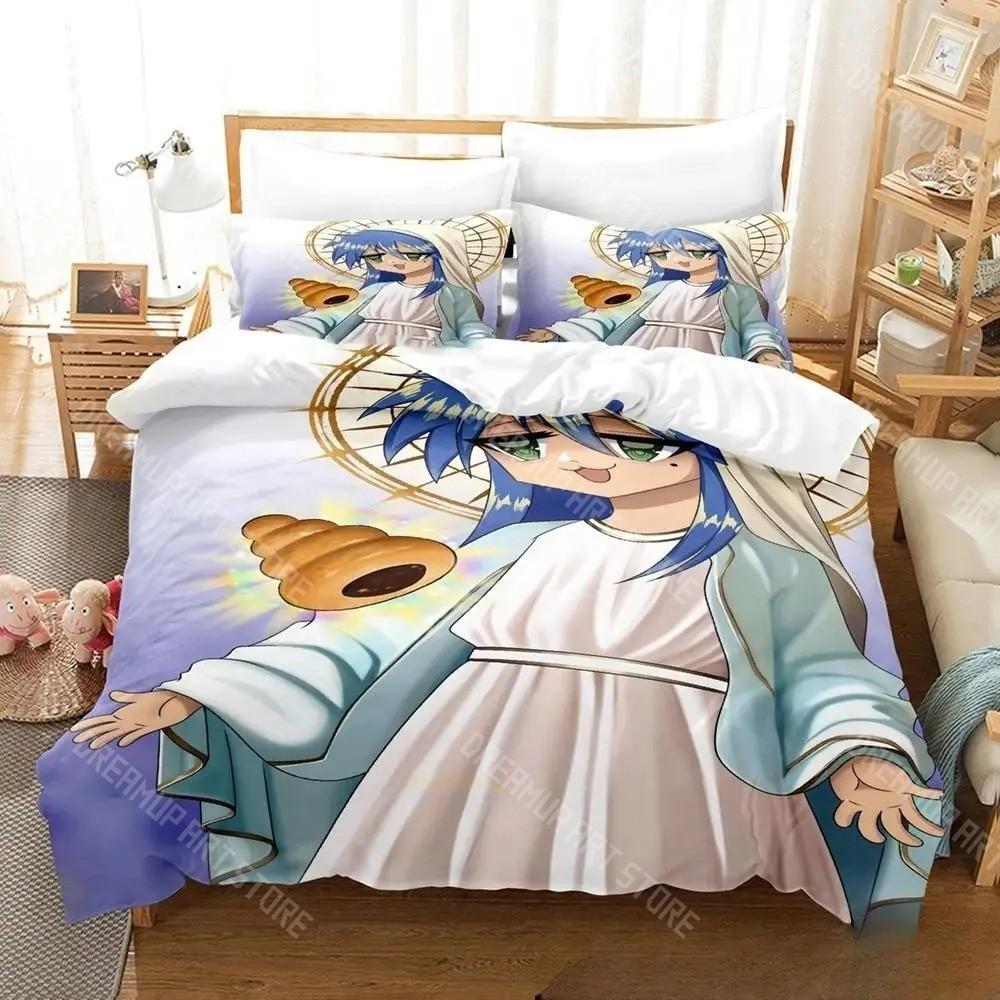 3D Printed Lucky Star Konata Izumi Bedding Set for Boys Girls Duvet Cover Pillowcase Twin Queen King Full Single Double Sizes