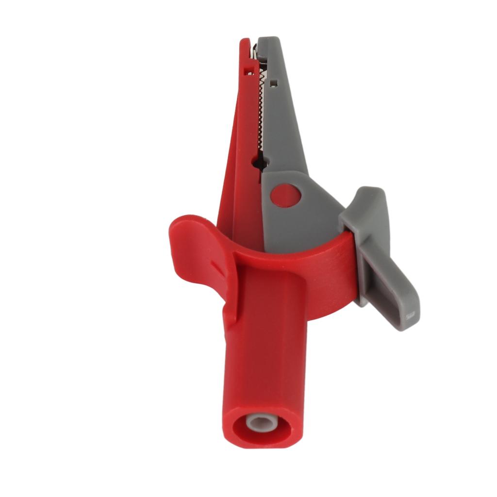 Insulated Test Clamp Safe 20mm Opening Current Test Clip with 4mm Banana Socket for Car Trucks Electrical Projects