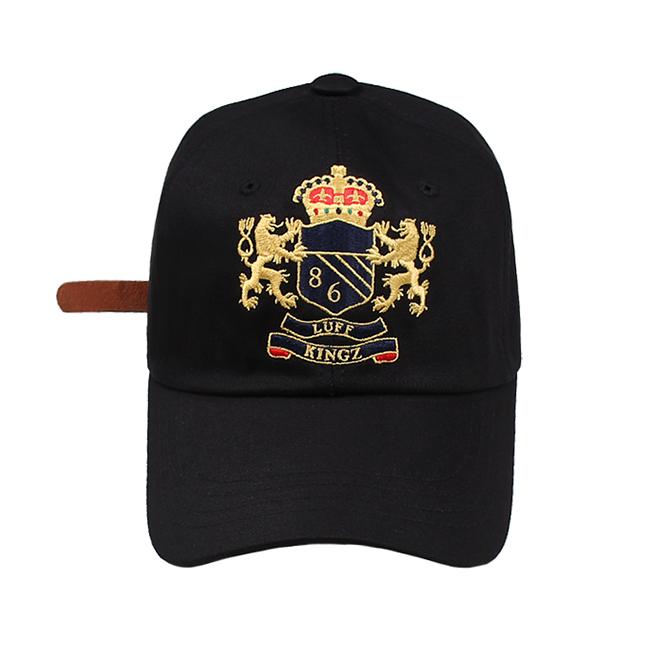 Leopeukingjeu King'S Gold Crest Ball Cap Black