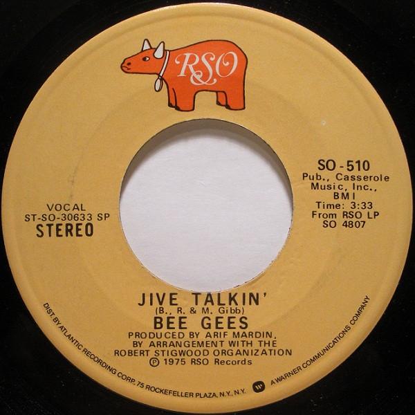 

7inch Record BEE GEES - Jive Talkin SO510 RSO 1975 US Soul/Funk Used