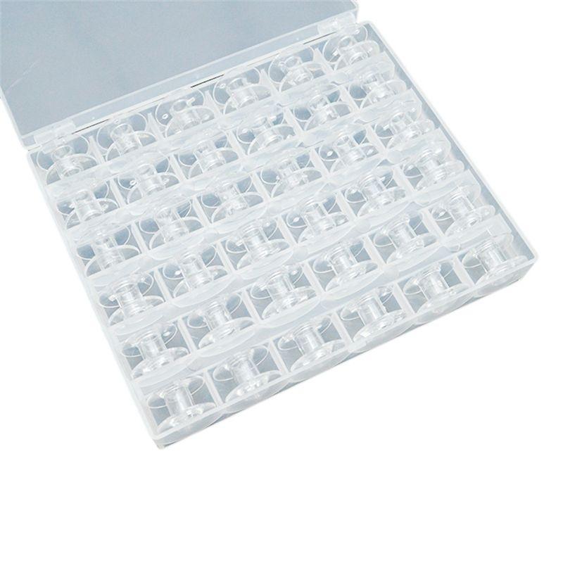 M-Modern-Sewing Machine Bobbin, Universal Sewing Bobbins Plastic Sewing Machine Bobbin With Storage Box