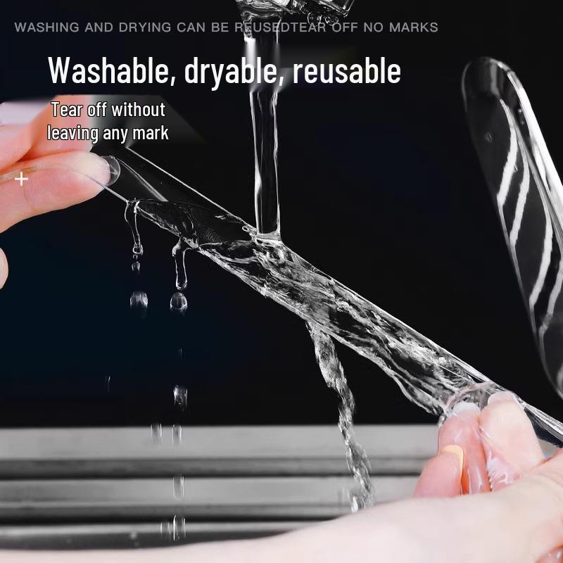 Wall-Mounted No-Drill Adhesive Power Strip Organizer