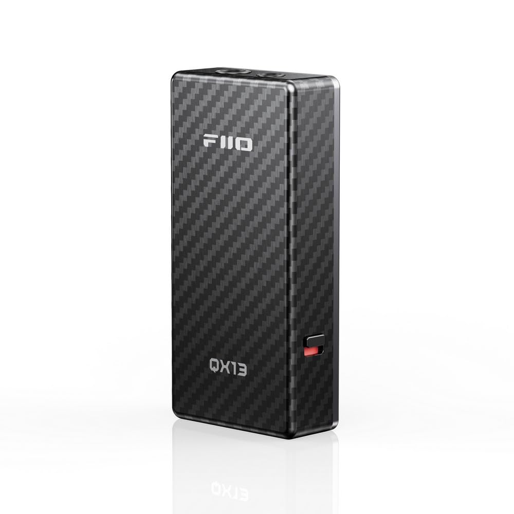 FIIO QX13 Black Titanium Gold from an authorized Japanese includes serial Portable headphone amplifier with USB desktop and app support (FIO-QX13-B,