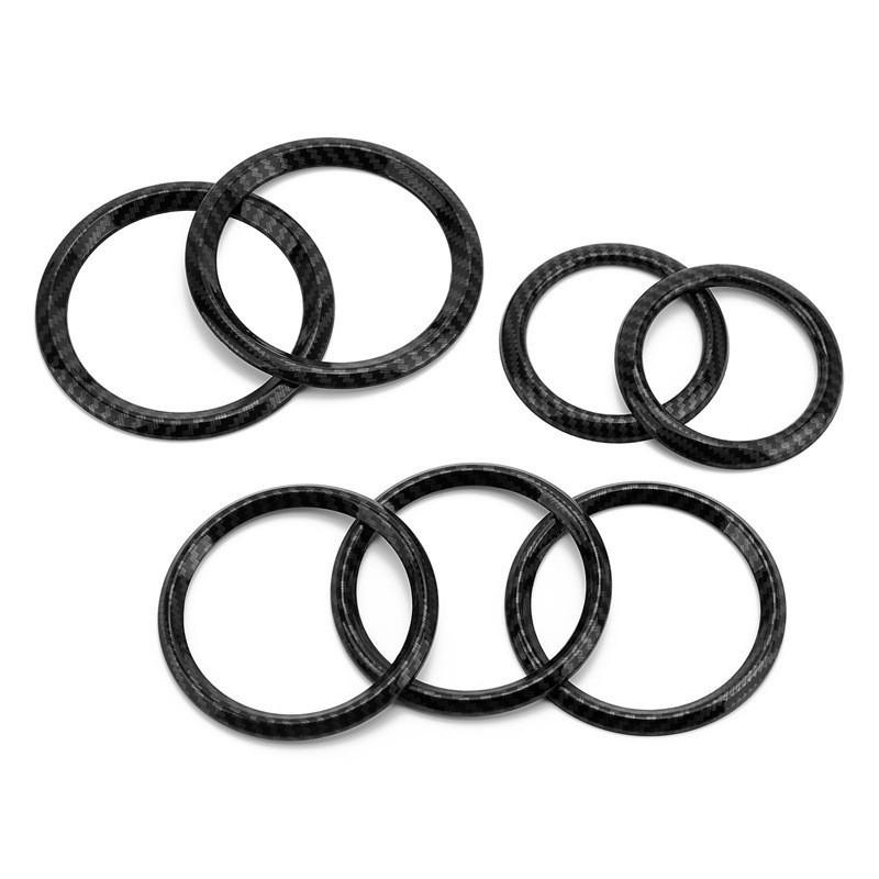 Car Ac Vent Trim Ring Sticker For Mercedes Benz W177 W247 C118 Glb180 Gla200 Amg Air Condition Outlet Decorative Cover