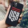 Custodia per Telefono Bandiera Americana USA Stella a Cinque Punte Per Apple iPhone 16 15 14 13 12 11 Pro Max XR XS Max 7 8 Plus SE2 Cover Posteriore