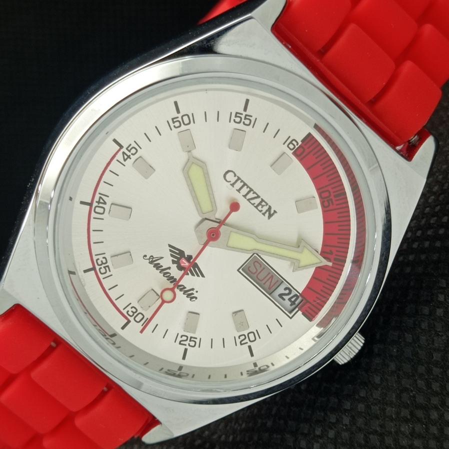 

ВОССТАНОВЛЕННЫЕ МУЖСКИЕ ЧАСЫ CITIZEN AUTOMATIC 8200 JAPAN DAY/DATE a314223-2 Sku605-a314223