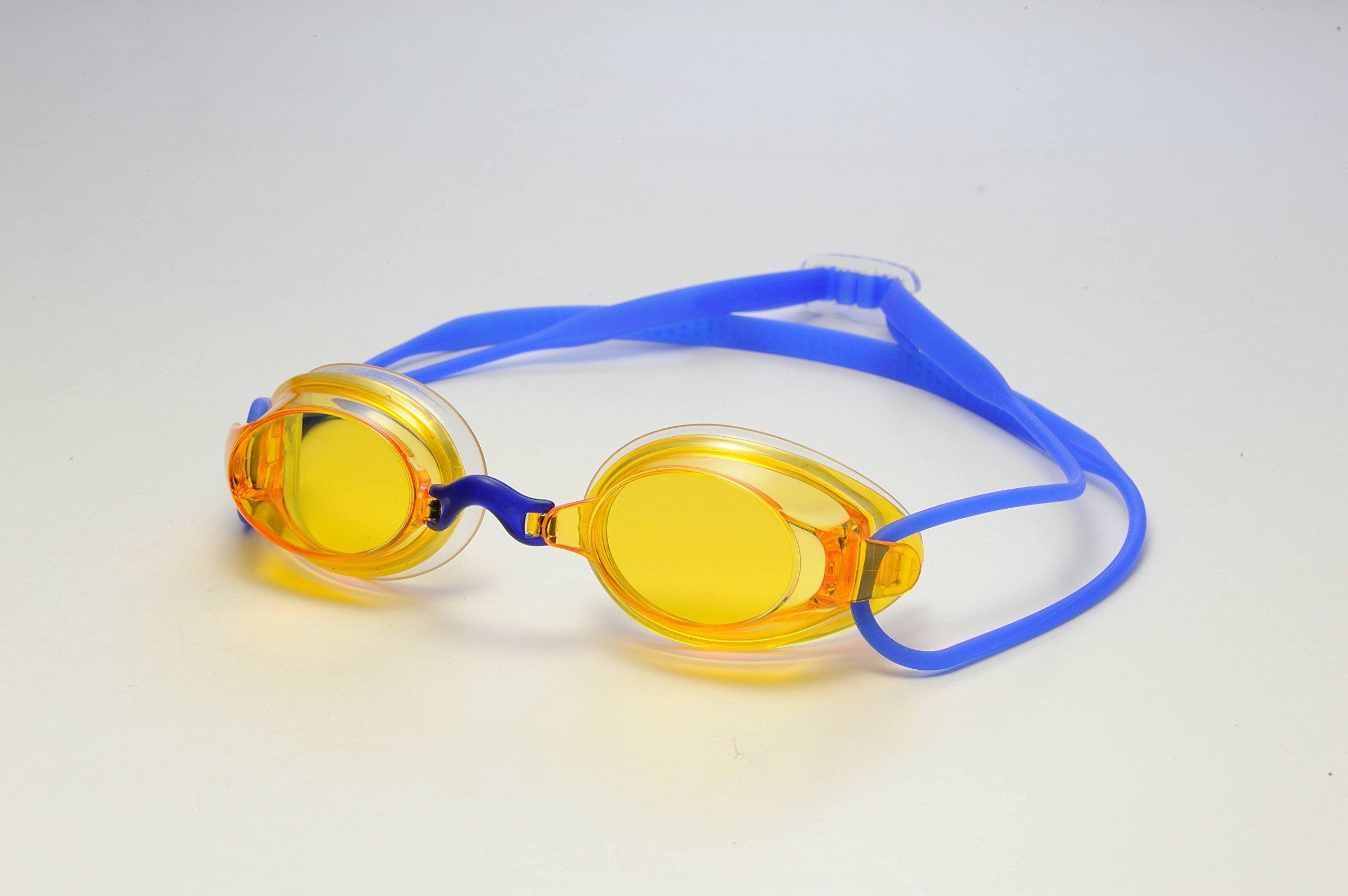 

Saeko S62 Tropedo Underwater with Nose Strap and Case Goggles, Anti-Fog, Waterproof, Unisex, (Yellow)