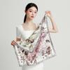 [100% Silkworm] New Fashionable Satin Shawl Women's Silk Versatile Scarf