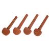 4/4 Size Jujube Wood Violin Fiddle Tuning Pegs Endpin Set Replacement
