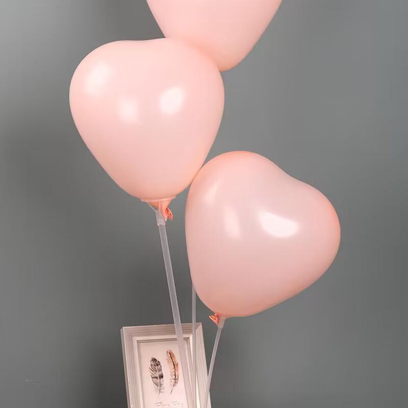 Cross Love Heart Balloons: 6-inch, 10-inch, 12-inch Heart-Shaped Balloons for Weddings and Birthdays