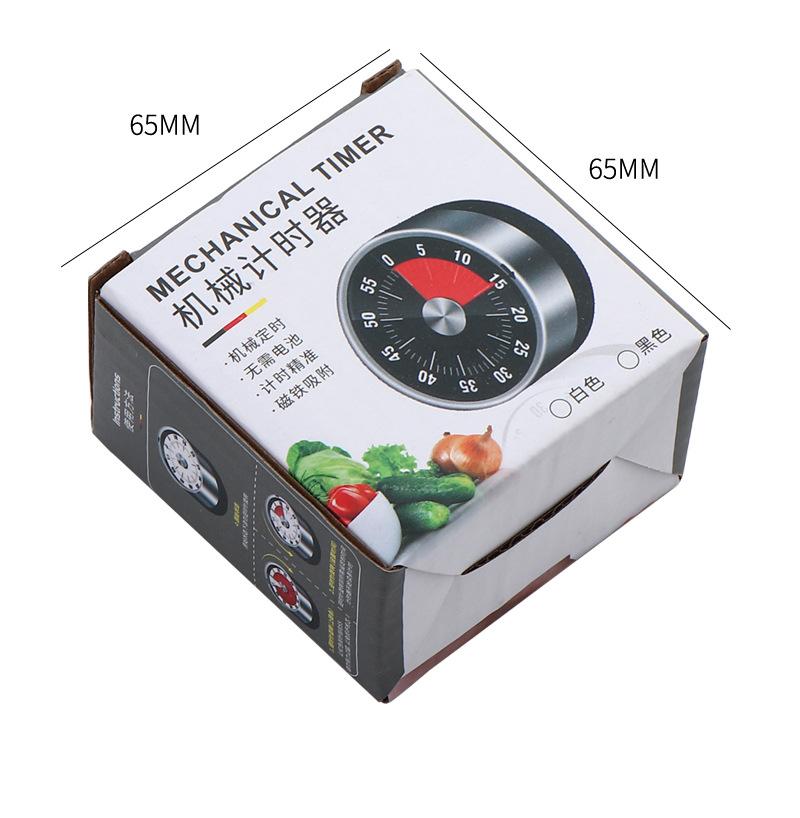 Stainless Steel Timer Kitchen Visual Mechanical Timer with Magnetic Baking Alarm Clock Countdown Reminder XH