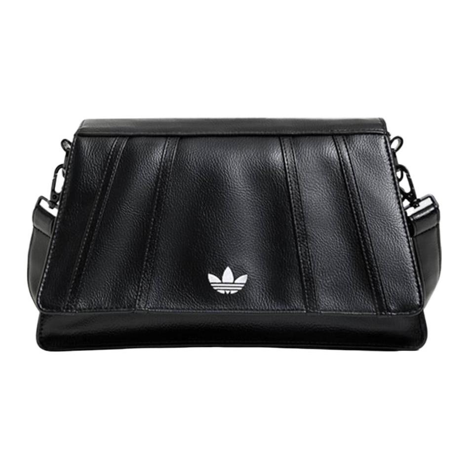 New Adidas Polyurethane Coating Shoulder Bag Regular Women's Black IX7698