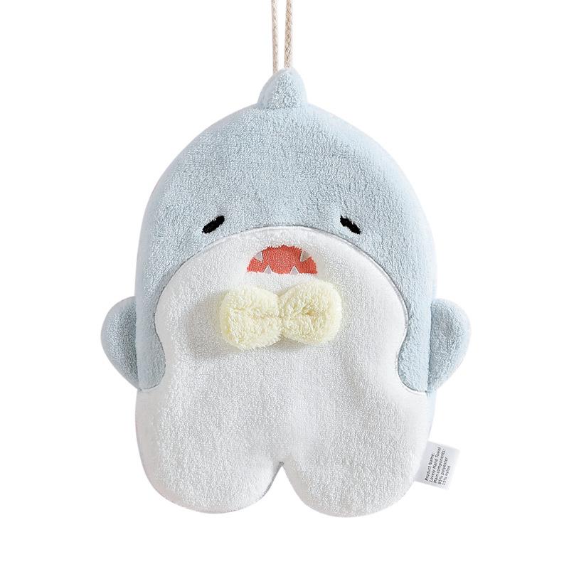 Hand Towel Hanging Household Children's Cute Cartoon Absorbent Hand Towel Bathroom Kitchen Quick-drying Towel