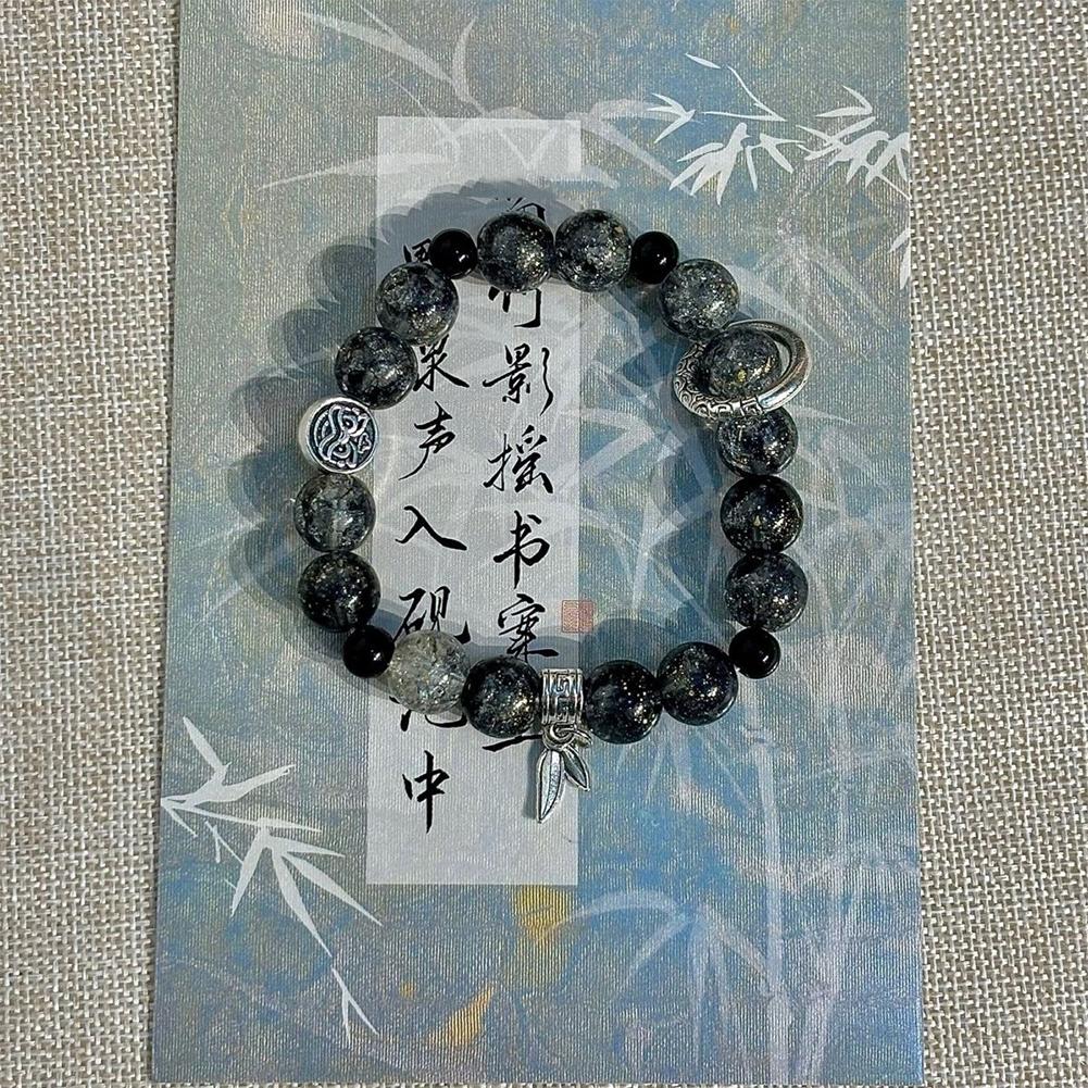 Fashion Bracelet for Women Men Blessing Hollow Butterfly Red Beads Chain Tassels Pendant Jewelry Exquisite Gifts