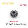 MOC Bricks Technical Gear Series Worm Rack Box Differential Compatible All Brand Car ModelBuilding Blocks Bulk Replace Parts Toy