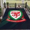 Soft Floor Carpet Wales Rugby Pattern Area Rug Decorative Mat For Home Room Decoration