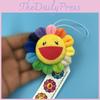 Flower Murakami Takashi Kiki Kaikai Brooch Rainbow Pin Badge Strap Plush Pendant