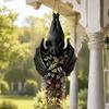 Fledermaus-Form Hängepflanzer Pflanztopf, Kreativer Gothic-Pflanzer, Halloween-Spinnen-Topf Dekorative Behälter für Hängepflanzen, Innen Außen Dekor Flügel