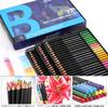 Roleness Colored Pencil Set for Kids and Coloring Soft Beginner and Professional Gift Set 72-Color Oil-Based Adults, Books, High-Color, Core, Grade,