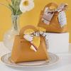 5pcs Ribbon Cutting Pattern Slightly Random Handbag Candy Bag Happy Candy Bag Empty Box