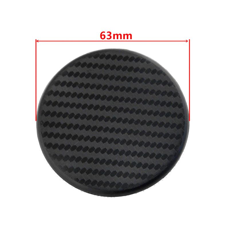 2Pcs Carbon Fiber Style Car Anti-Slip Water Cup Holder Mat Bottle Pad Coaster Non-Slip Car Mat Auto Stuff Gadget Car Accessories