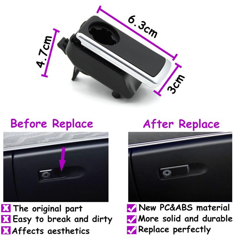 W213 W238 W257 Car Passenger Side Dashboard Glove box switch handle Assembly For Benz E CLS Class Toolbox Glove Boxes 2016-