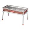 Coleman Cool Spider Stainless Steel Grill Grande Red 170-9430 BBQ Camping Outdoor Grill Stove Charcoal Bonfire Easy Setup Iron Plate Grill Grate Easy