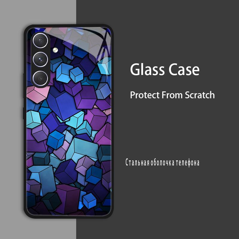 For Samsung S25 FE Case Cover Tempered Glass Case Hard Shockproof Coque Bumper For Samsung Galaxy S25FE M36 S25 FE Protect Case