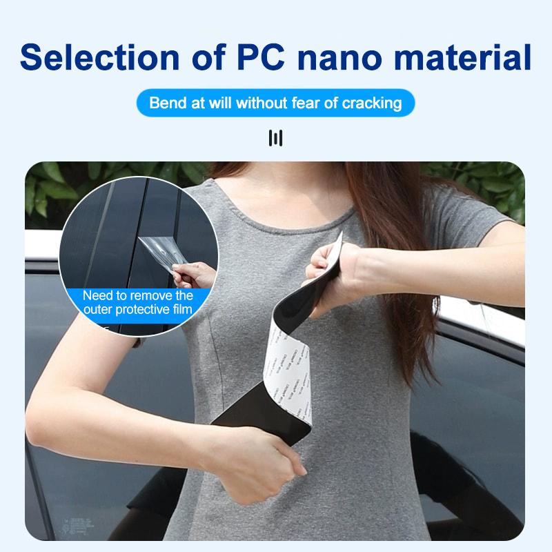 Middle Column Sticker For Hyundai Tucson TL 2015 2016 2017 2018    Car Window Door Column B C BC Pillar Post Cover