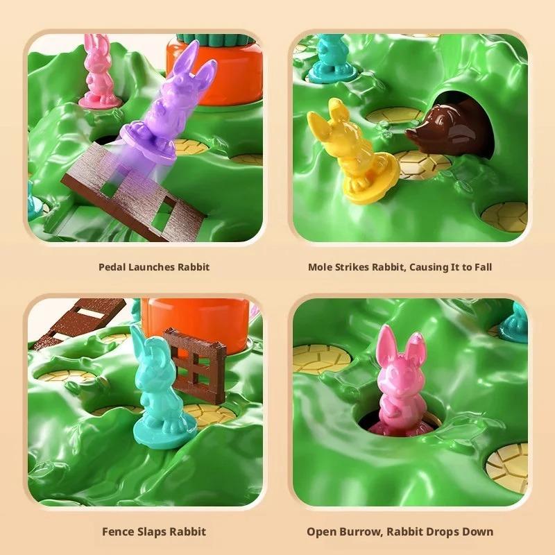 Sale Fun Toy Rabbit Trap Upgraded Board Game Card Parent Child Interactive Gathering Creative Table Game Kids Birthday Gift