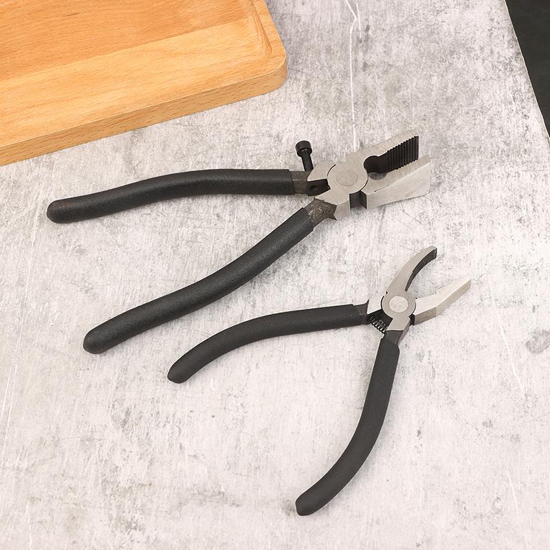 6/8 Inch Model Clamping Pliers Model Tools Adjustable Tiles Nippers Glass Cutter Ceramics Practical Breaker Glass Pliers Diy Too