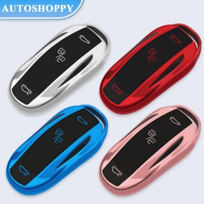 TPU Smart Auto Schlüssel Abdeckung Fall Fob für Tesla Model S Modell 3 Modell Y Schlüssel Shell Tasche Halter Zubehör beschützer