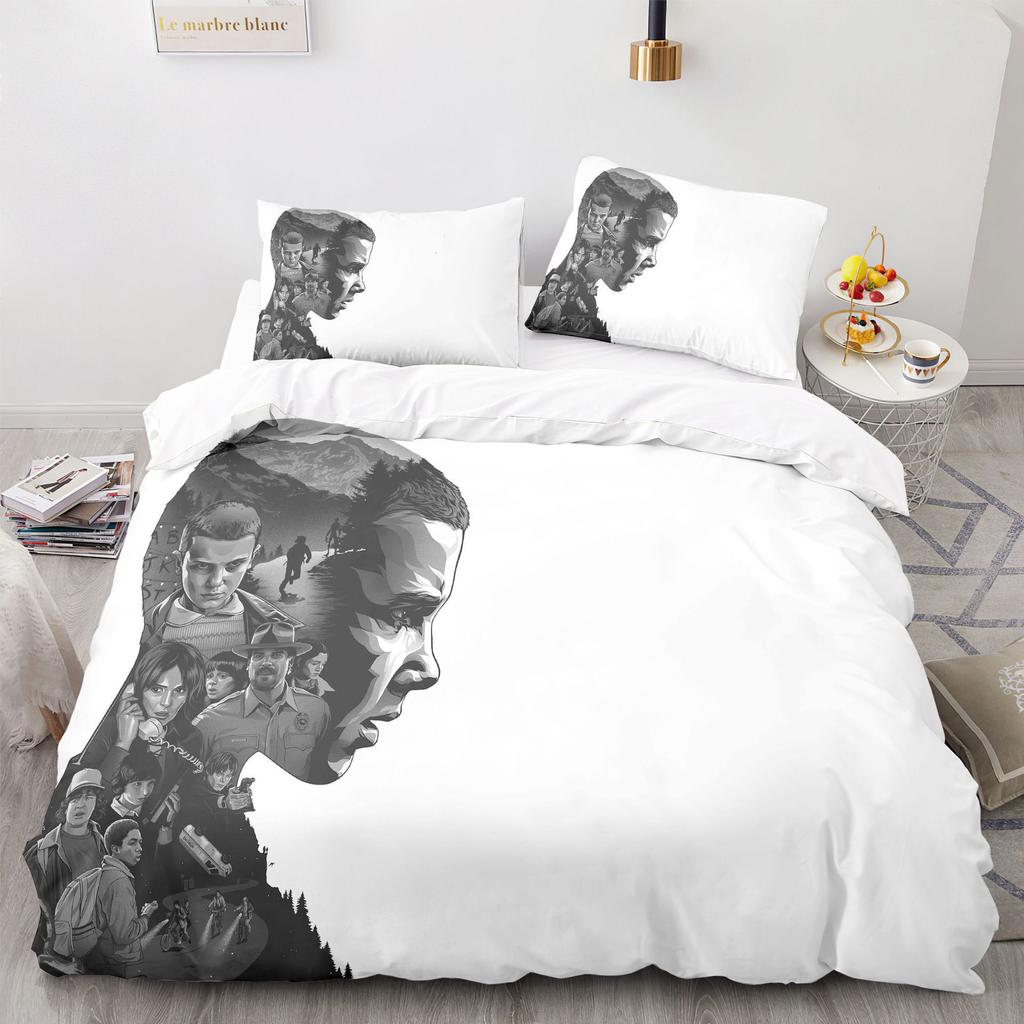American Drama Terror TV Girl Eleven Wallpaper Digital Printing Bedding Set Duvet Cover Comforter Bed Youth Kids Girl Boys Gift