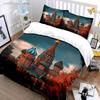 "Russian Landmark Autumn Decor Set" Multiple Sizes Kid's And Adults' Bedroom Exquisite 3PC Bedding Set, Gift