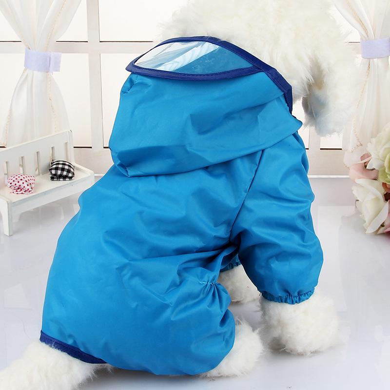small dog raincoat with hood
