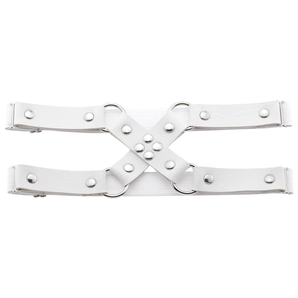 Fxcube New Goth Punk Leg Strap Garter Belt Pentagram Thigh Harness Women Girls Gothic Cosplay Accessories Harajuku Egirl Jewelry
