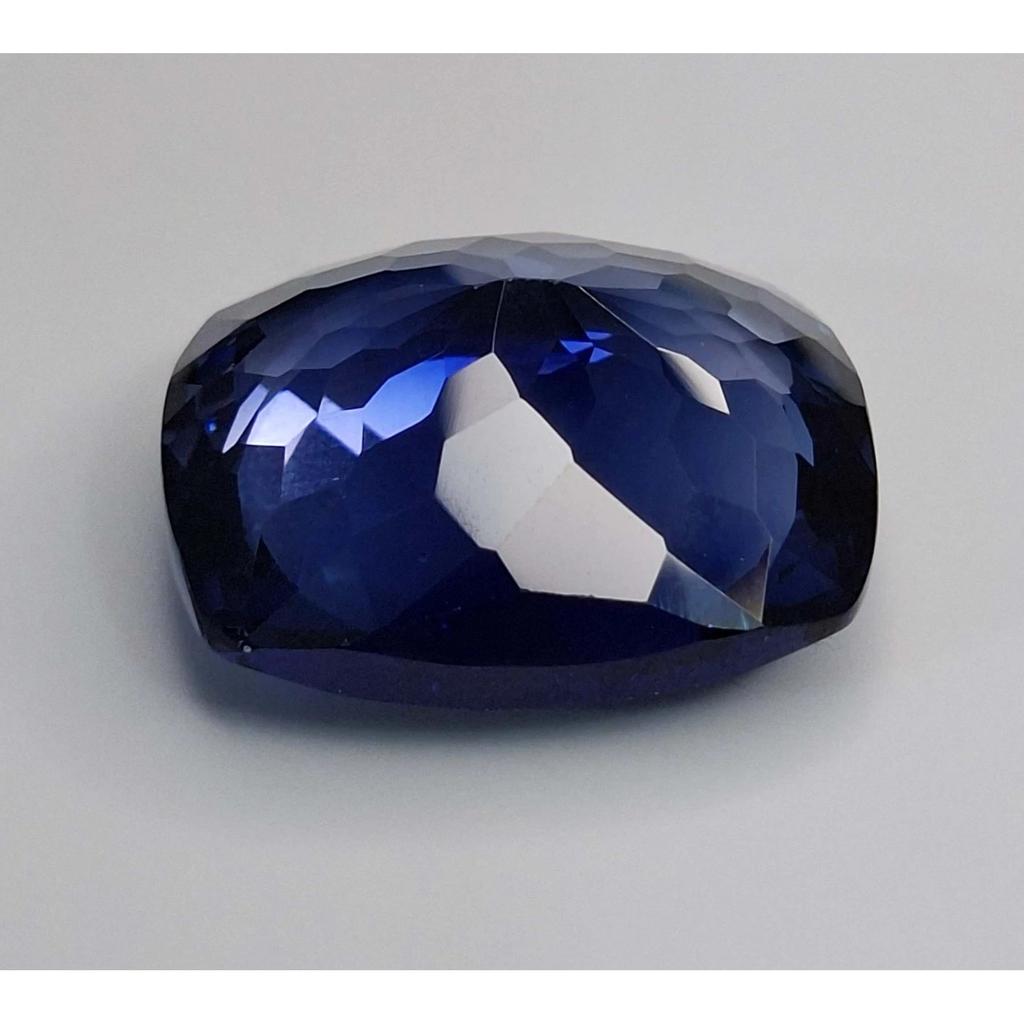 Stunning Natural Tanzanite Blue 42-44 Ct Cushion Cut Certified Loose Gemstone