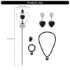 7Pcs Princess Dressing Up Party Accessories Halloween Princess Costume Tiaras Crown Magics Wand Necklace Little Girls