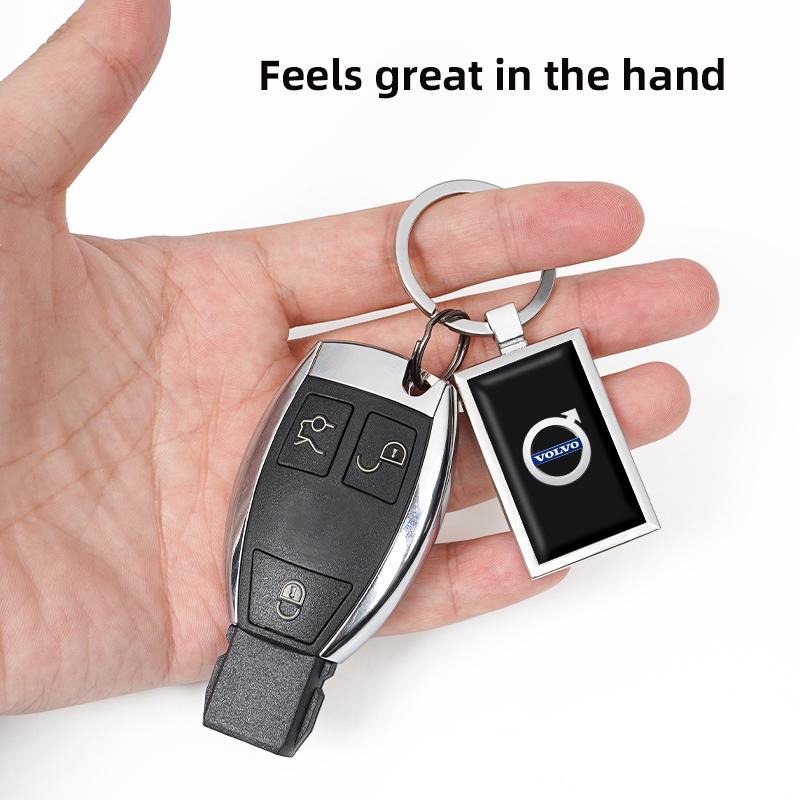 Juchq4 For Volvo Metal/ABS Car Logo Key Chain Keyring Auto Interior Accessorie For Volvo Rdesign V60 V40 XC60 XC90 S60 C30 V50 V70 XC40
