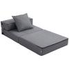 Sleep Chair Recliner Guest Bed Removable Cover 70 Cm X 70 Cm X 61 Cm Dark Gray