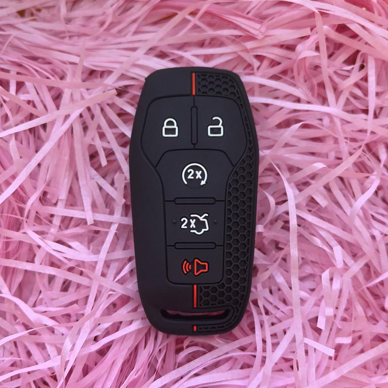 Silicone Honeycomb Key Cover for Ford & Lincoln Default Bulk Packaging