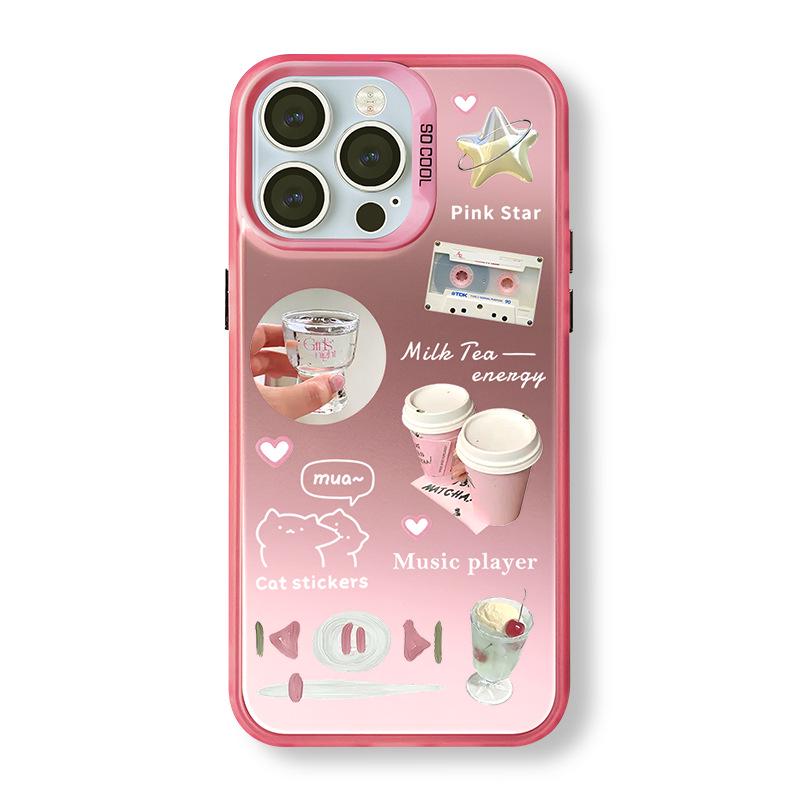 

Матовый лазерный чехол Zhitai для iPhone: Совместим с iPhone 13Pro, 14, 14ProMax и включает браслет. iPhone 13/14