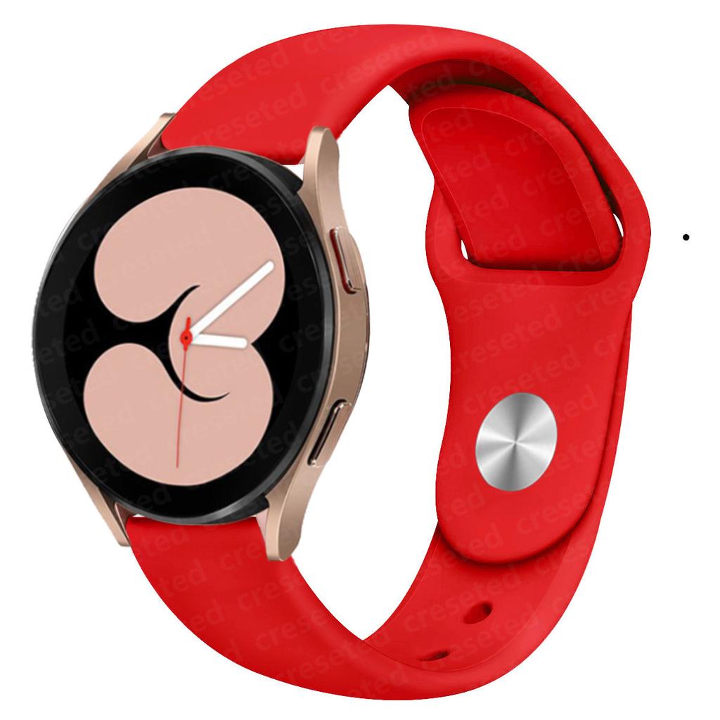 20mm/22mm Watch Straps For Samsung Galaxy watch 7/6/4/classic/5 Pro/Gear S3 Silicone bracelet Huawei watch GT 2/2e/pro/3/4 band