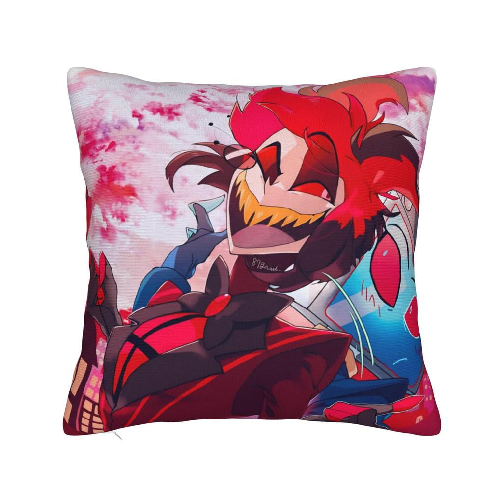 Decorative Pillowcase R-Radiostatic Vox Alastor  Merch Living Room  Pillow Case Cover Zipper Multiple Sizes