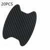 20PCS Car Door Handle Protector Film Anti-Scratch Stickers Carbon Fiber Black