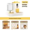 Automatic Double Bowl for Cats & Dogs: Pet Food and Water Dispenser