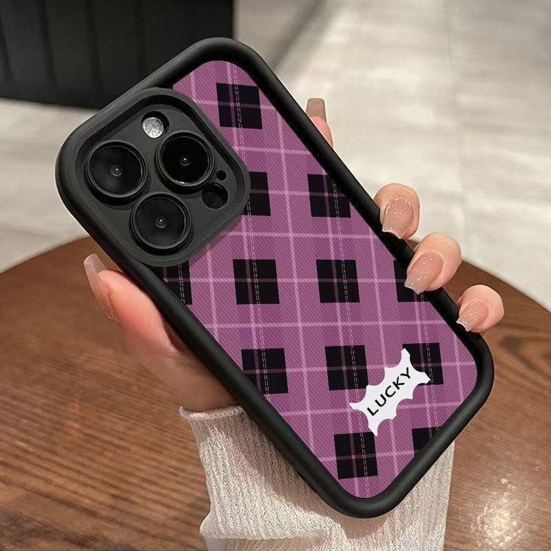 iPhone Case Compatible with 12/13/14 Pro, 15, 16, 17, 17 Pro Max - Square Design